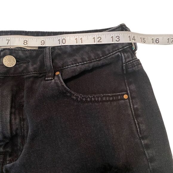 PacSun High Rise Festival Black Shorts Sz 27 - Picture 4 of 8